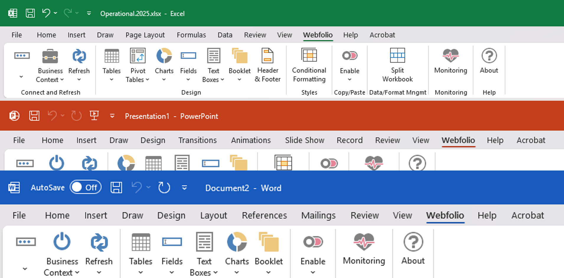 Custom Report Designer with Microsoft Office